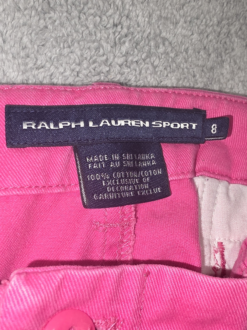 Ralph Lauren Sport Hot Pink Cotton Y2k Shorts - Picture 3 of 3